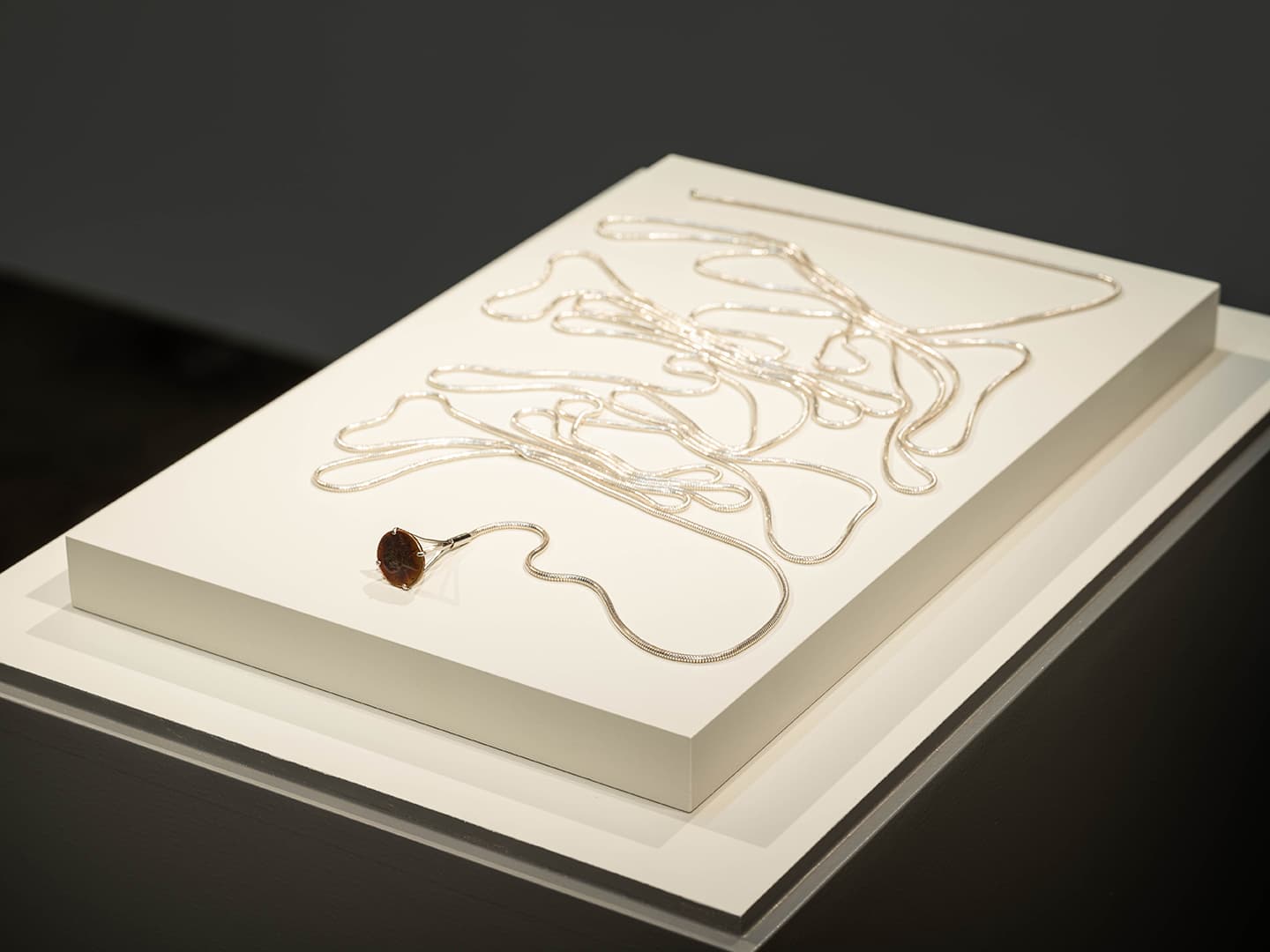 Jill Magid, Foreign Body Ingested, 2022. Installation view. Magasin III Museum for Contemporary Art. Photo: Jean-Baptiste Béranger.