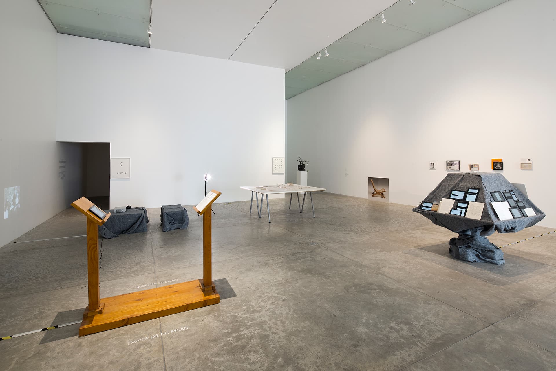Installation view, MUAC