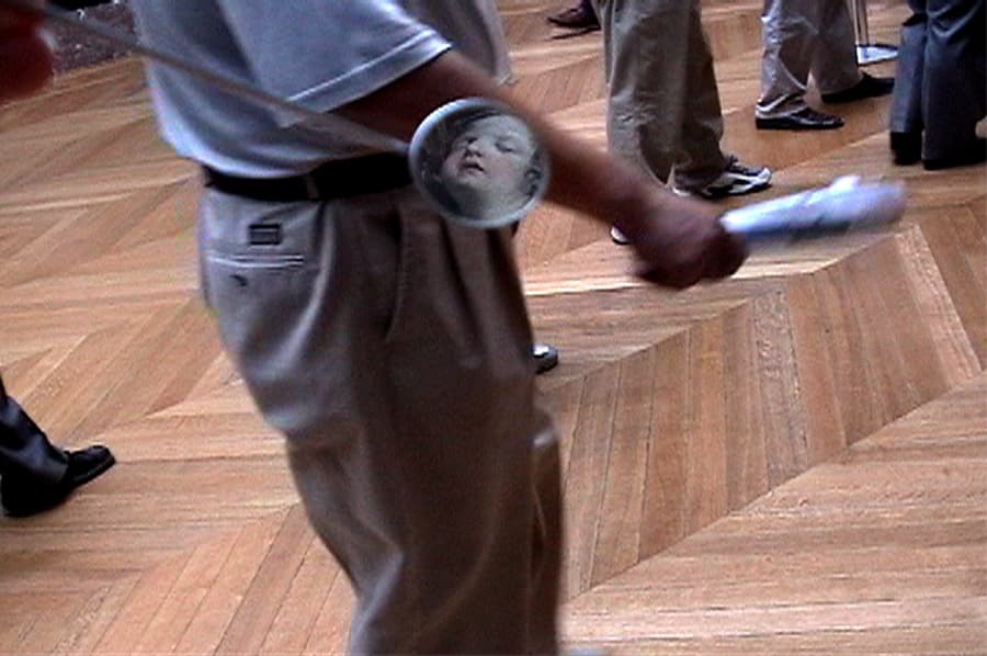 Stolen. Digital Video with mirror tool. 2000