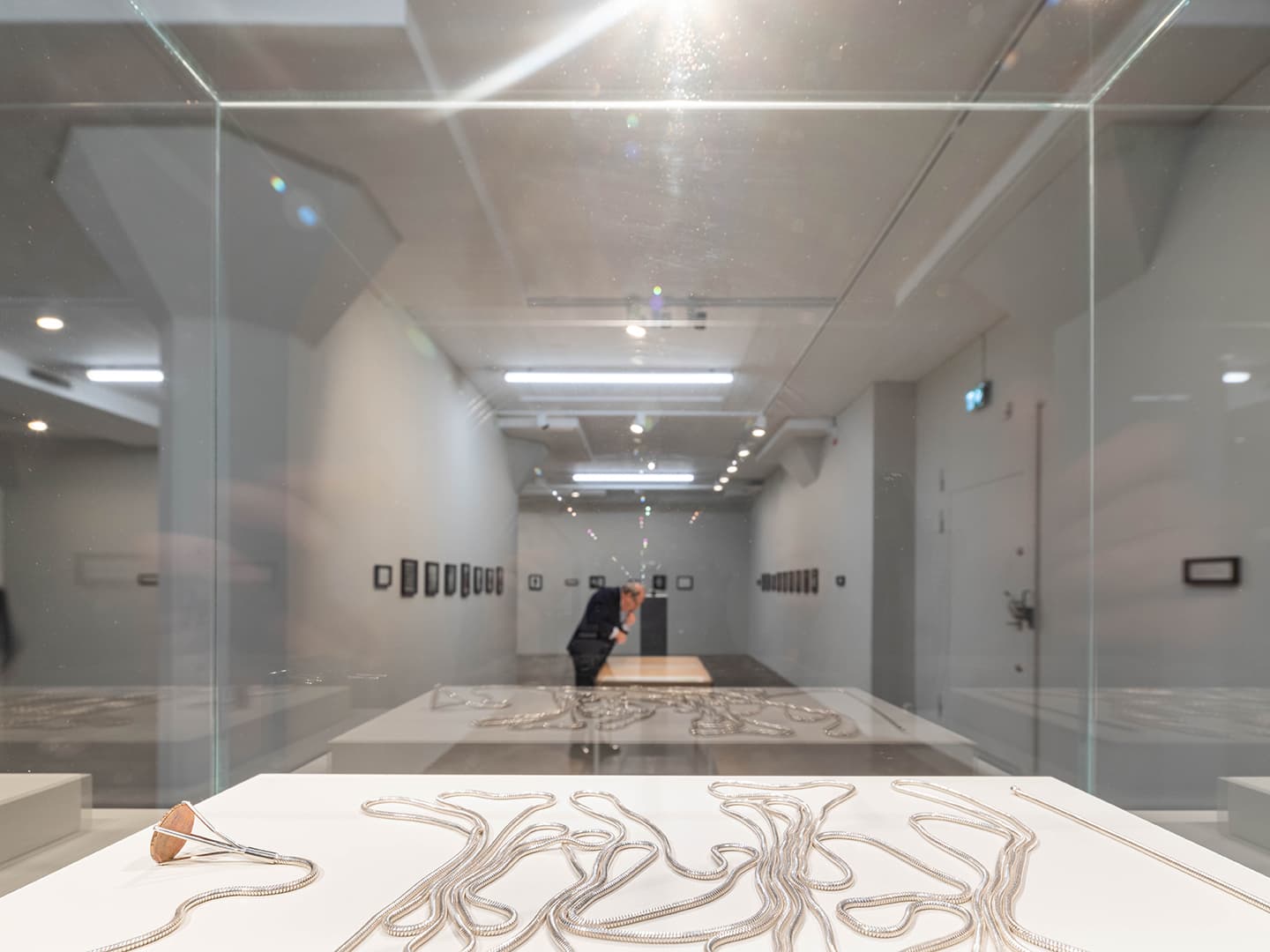 Jill Magid, Foreign Body Ingested, 2022. Installation view. Magasin III Museum for Contemporary Art. Photo: Jean-Baptiste Béranger.