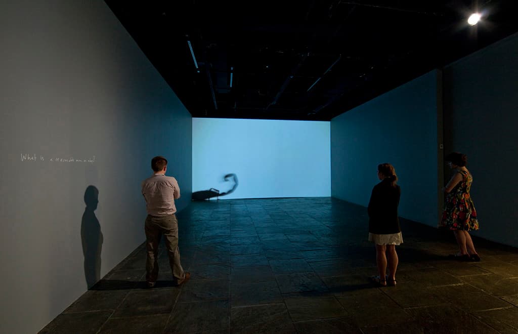 A Reasonable Man in a Box. Installation view Whitney Museum. 2010.