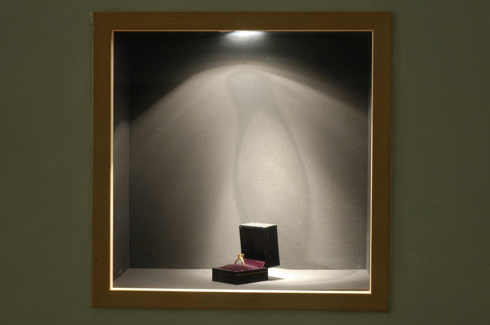 Auto Portrait Pending. Wall vitrine. 2005