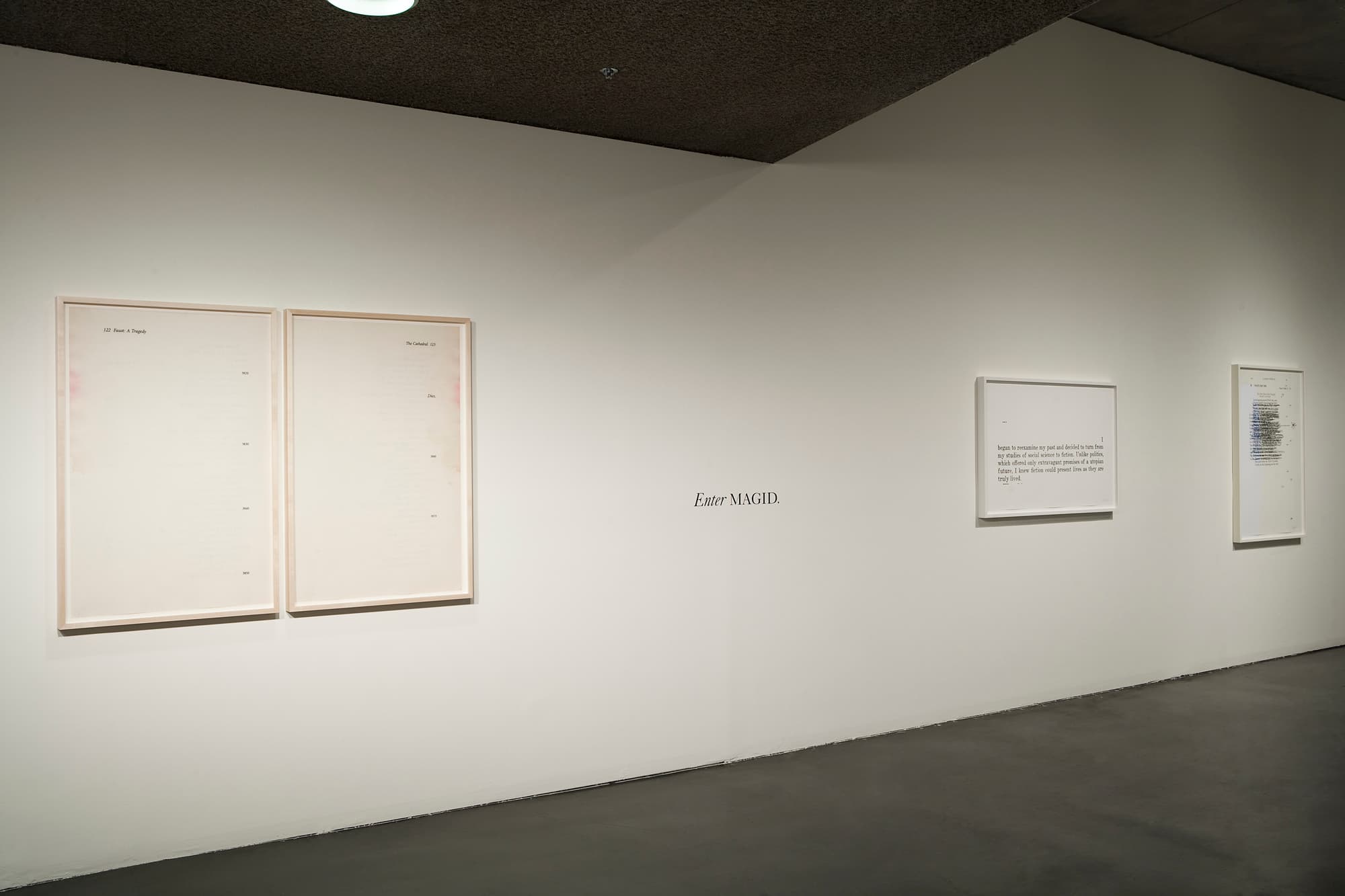 Closet Drama, Installation view, BAM Matrix, 2011.