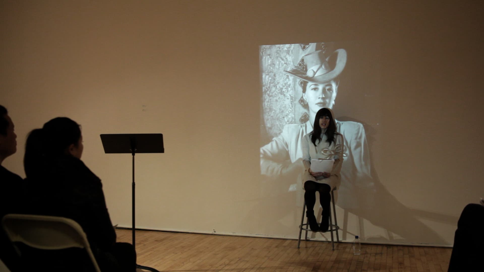 Woman with Sombrero, Women with Sombrero, Performance. Performa 13, New York.