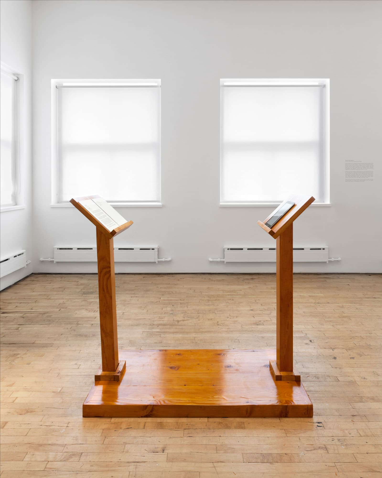 My letter of September 16, Your letter of September 16. letter, iPad, Refectory Cross inspired by Luis Barragán, 2013