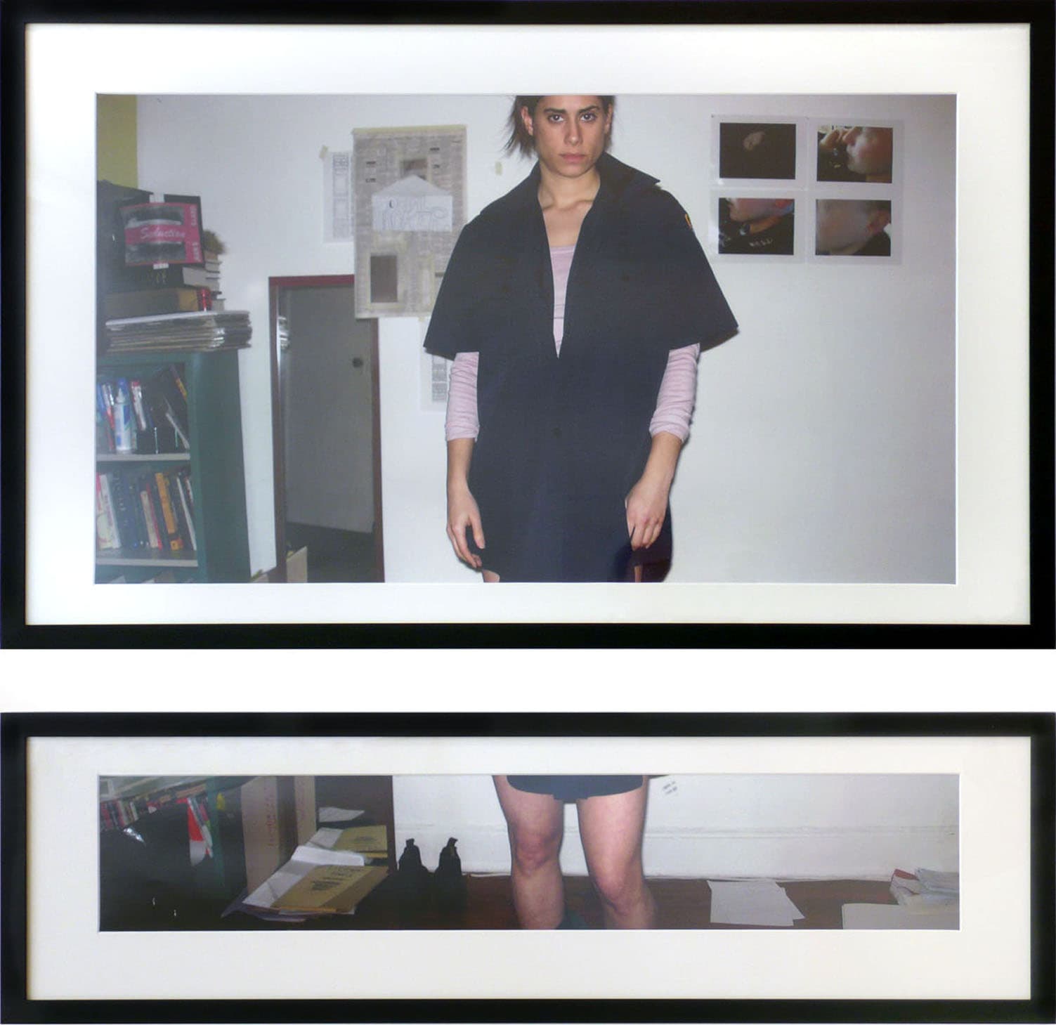 His Shirt, Cropped. Digital print, 2 parts, 26 5/8 x 27 3/8. Framed. 2007