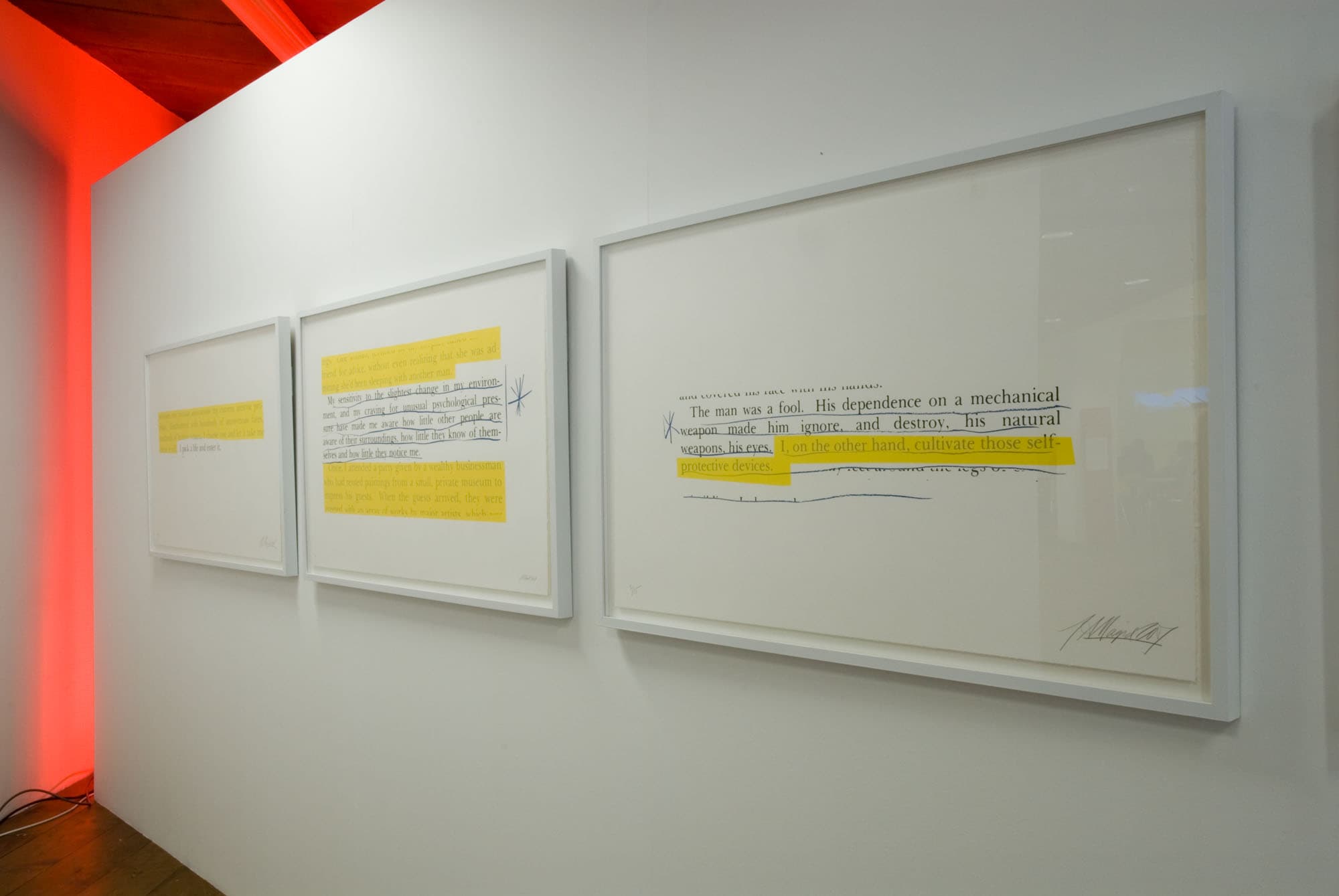 Installation view, Stroom, 2008.