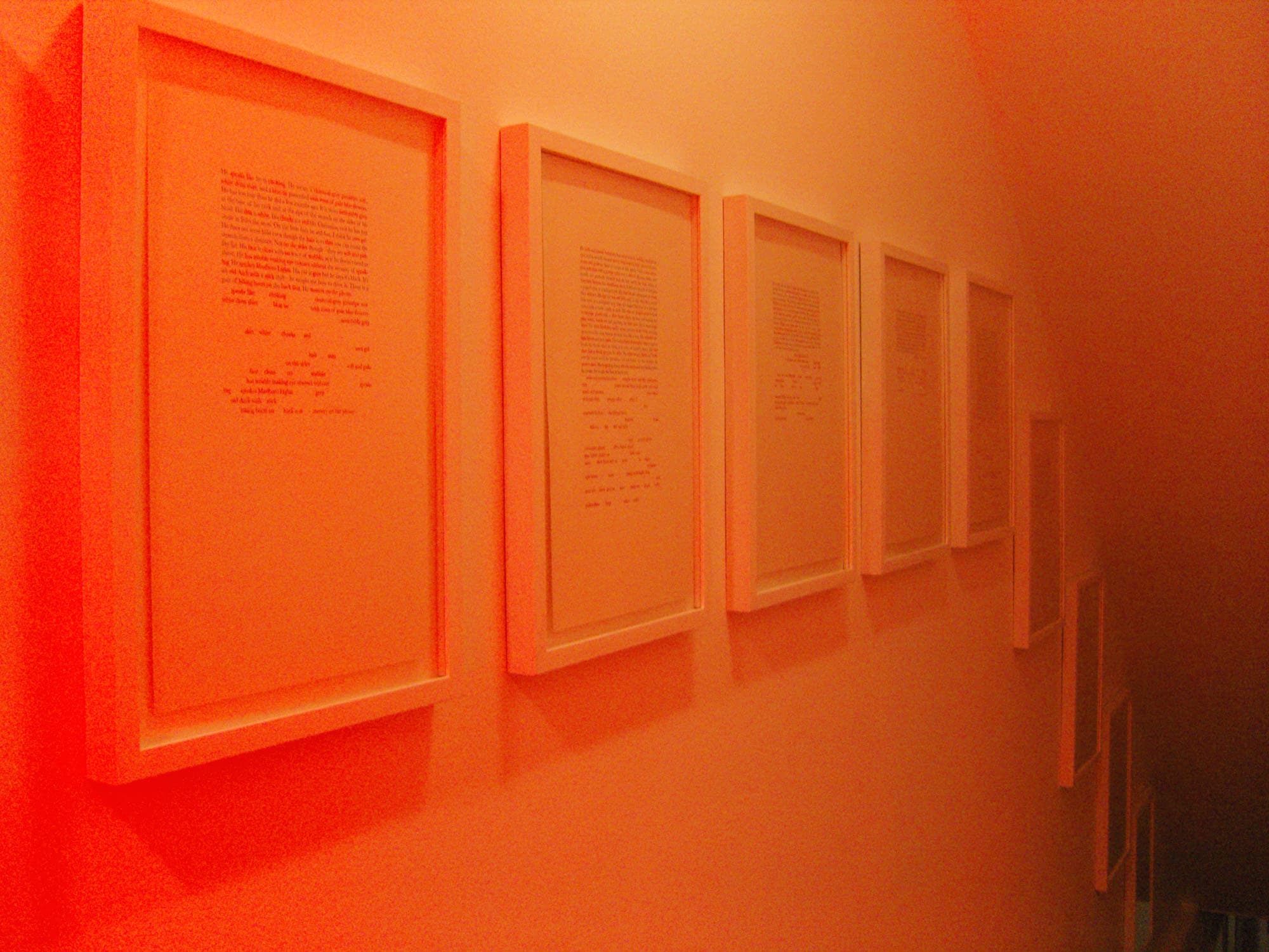 18 Spies, Letterpress on paper, 2008.