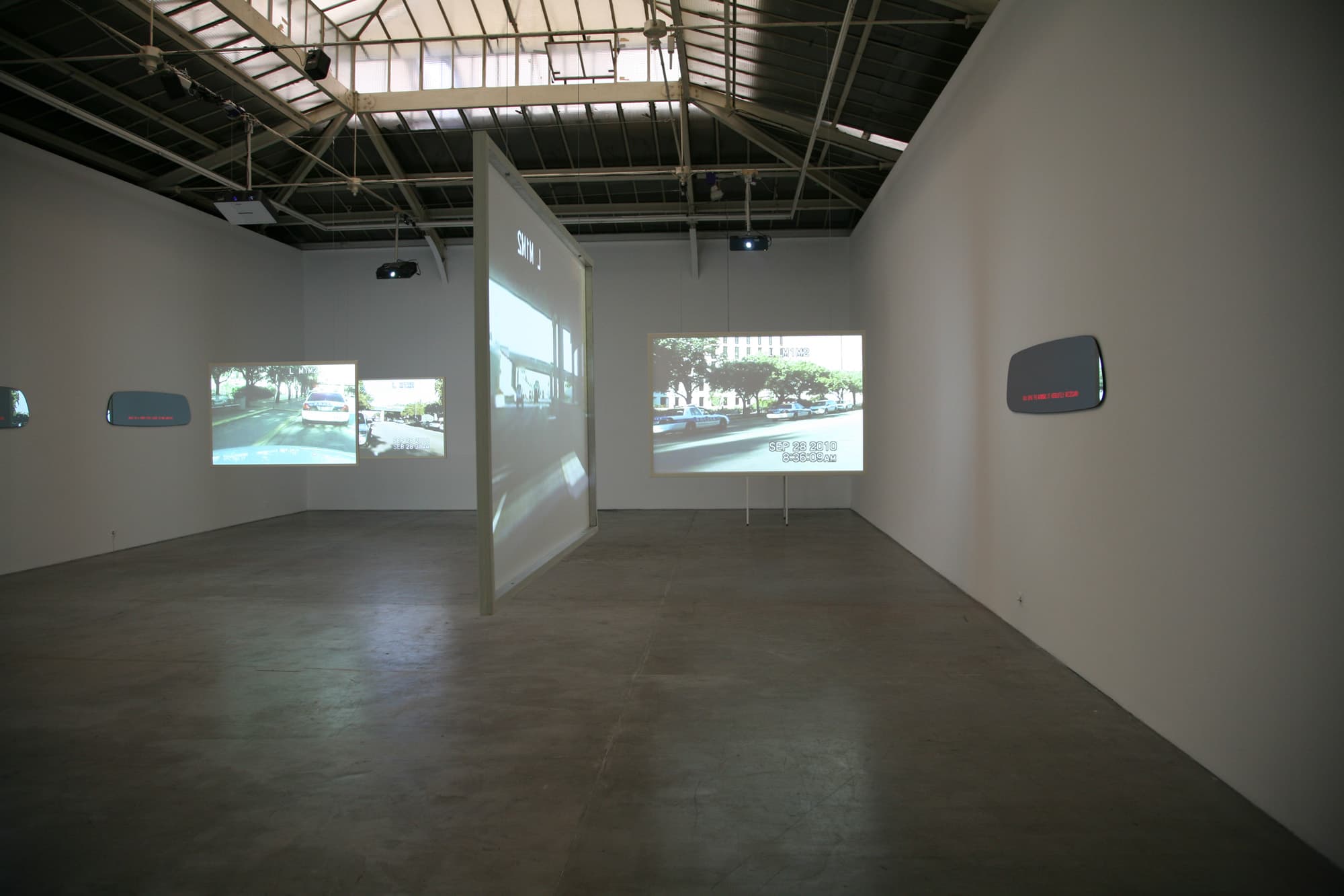 The Status of the Shooter, installation view, Yvon Lambert, 2013