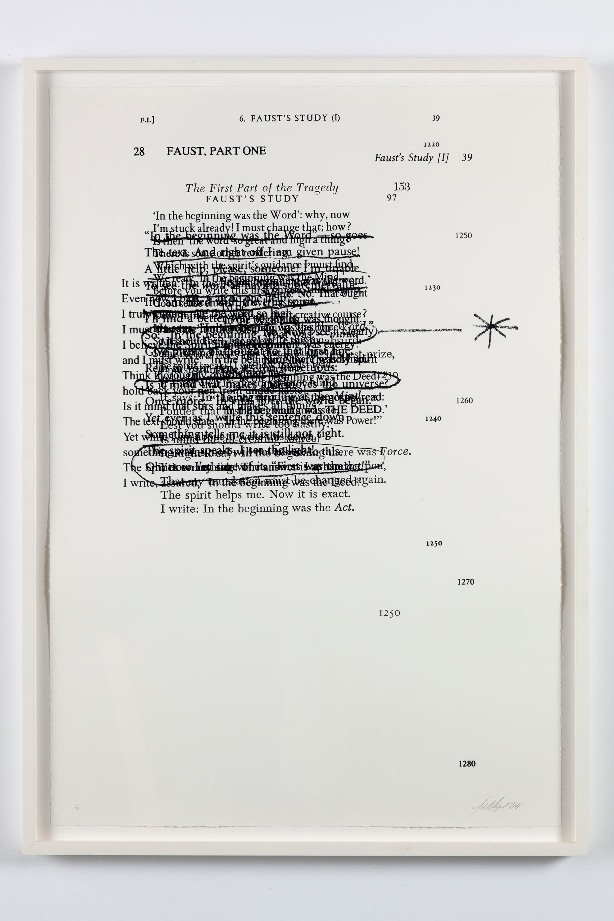 The Deed, 2011 Silkscreen on paper 43 x 30 inches inches Edition of 6 + 2AP