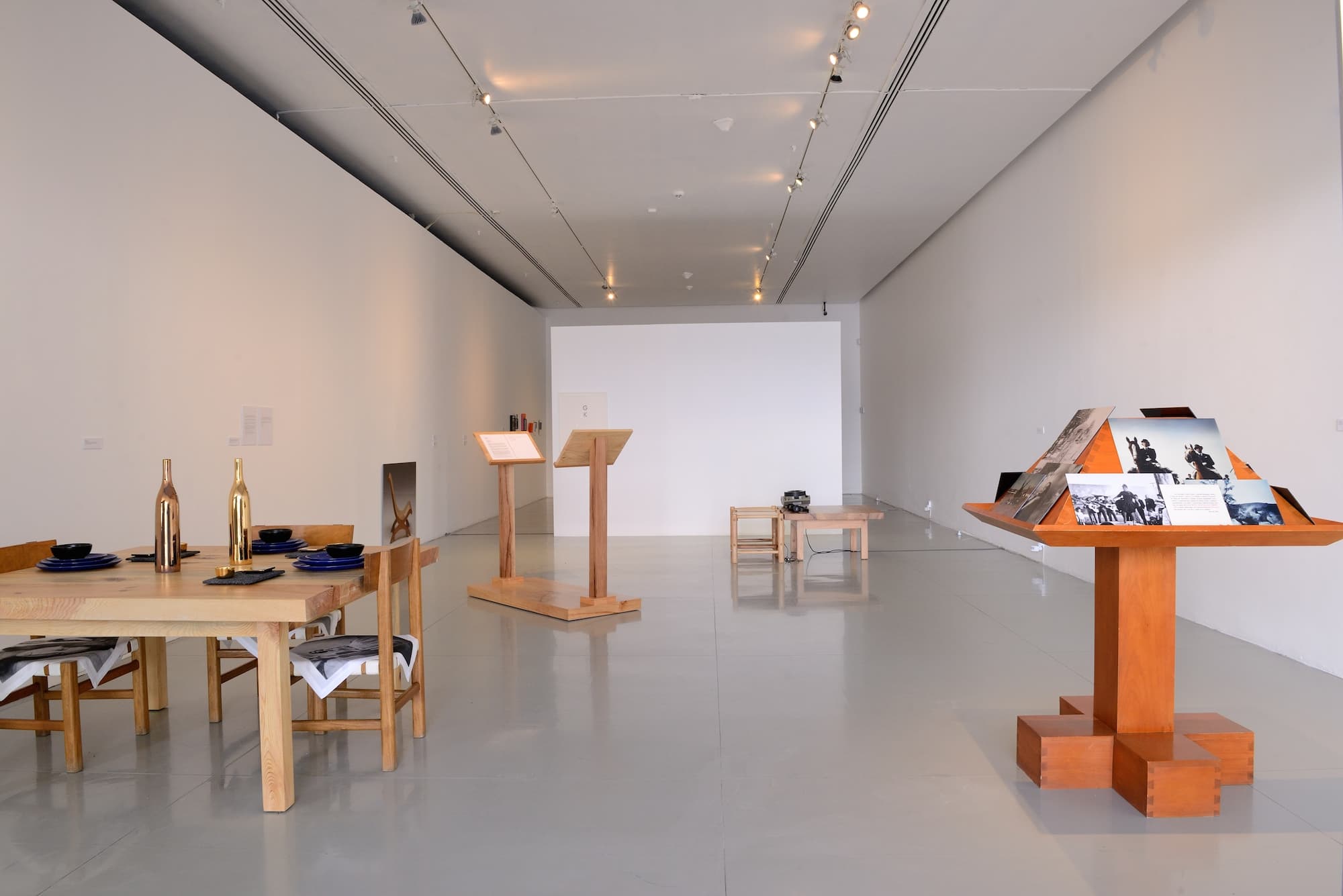 Mujer con Sombrero, installation view, Museo MAZ, 2014