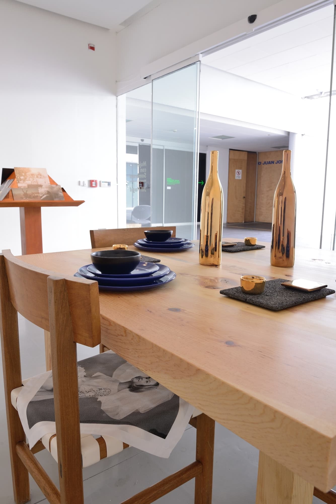Mujer con Sombrero, installation view, Museo MAZ, 2014