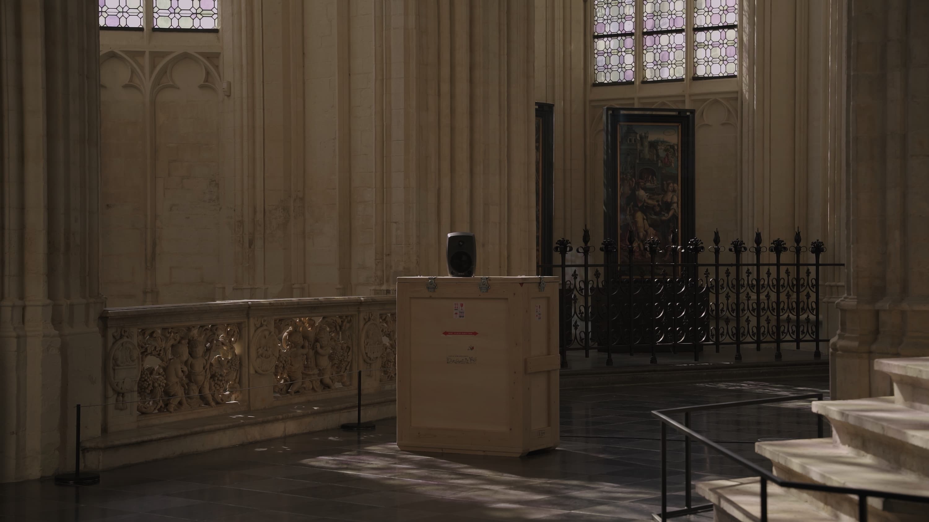 The Migration of the Wings, 2022-3, 2 channel video and sound installation, 9:24 min