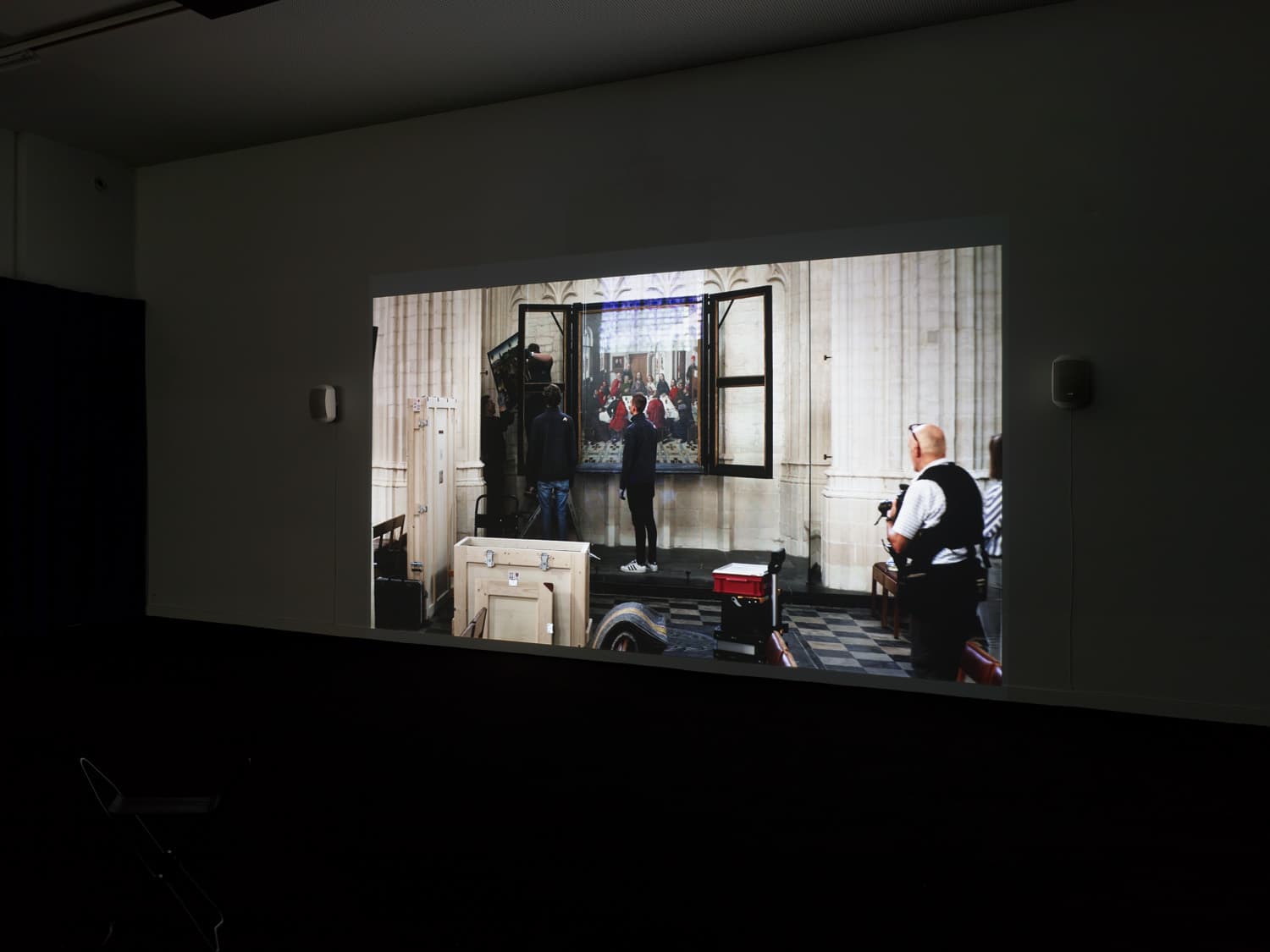 The Migration of the Wings, 2022-3, 2 channel video and sound installation, 9:24 min