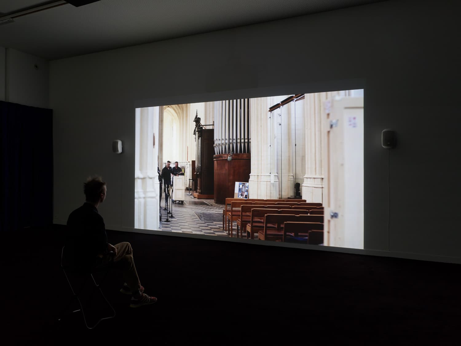 The Migration of the Wings, 2022-3, 2 channel video and sound installation, 9:24 min