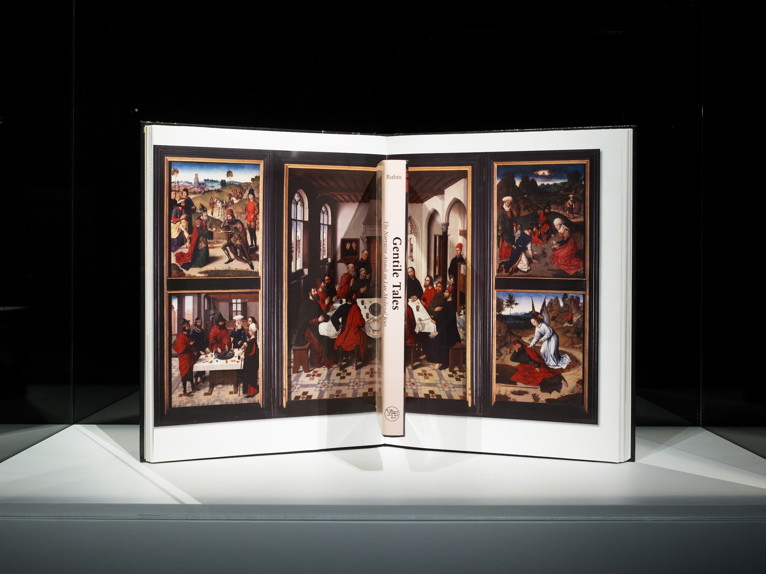 Host Desecration, 2022, Altered books, 12-7/8” h x 19-7/8” w x 7” d