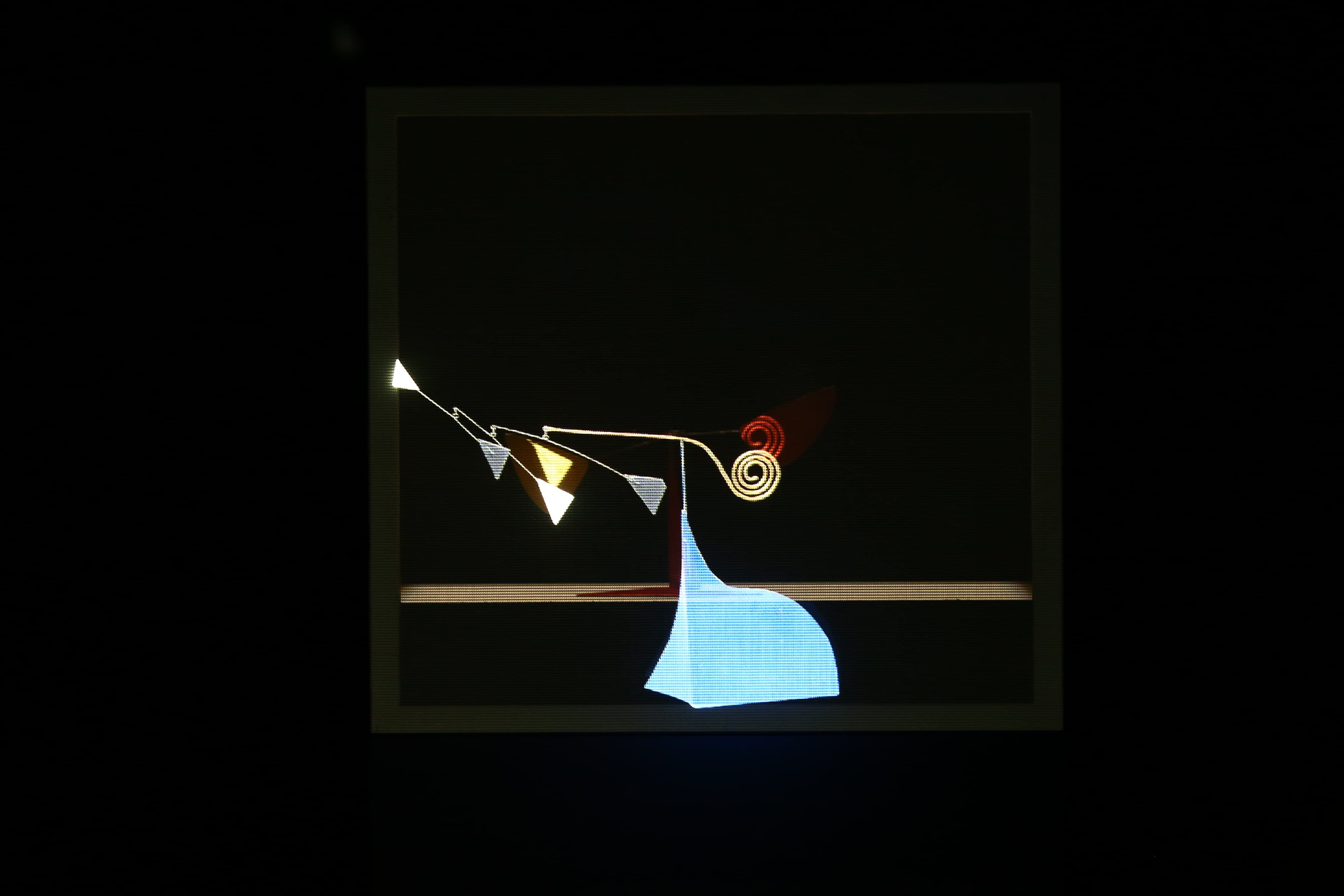Awaiting Alexander Calder, performance view