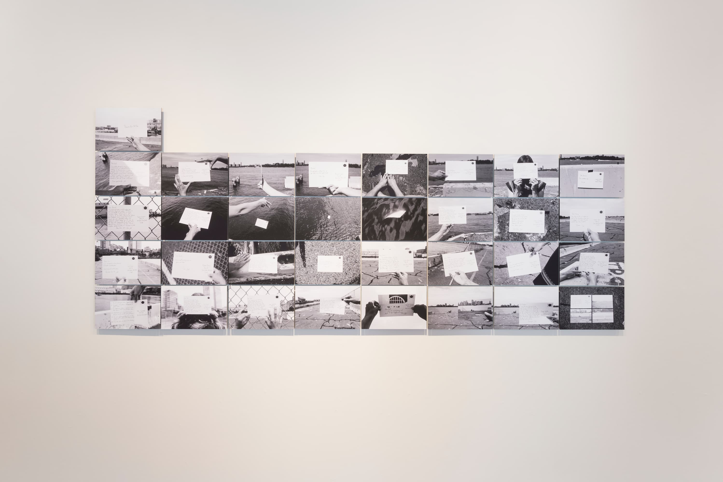 Installation view at Pier 54: Postcards from the Pier (2014)