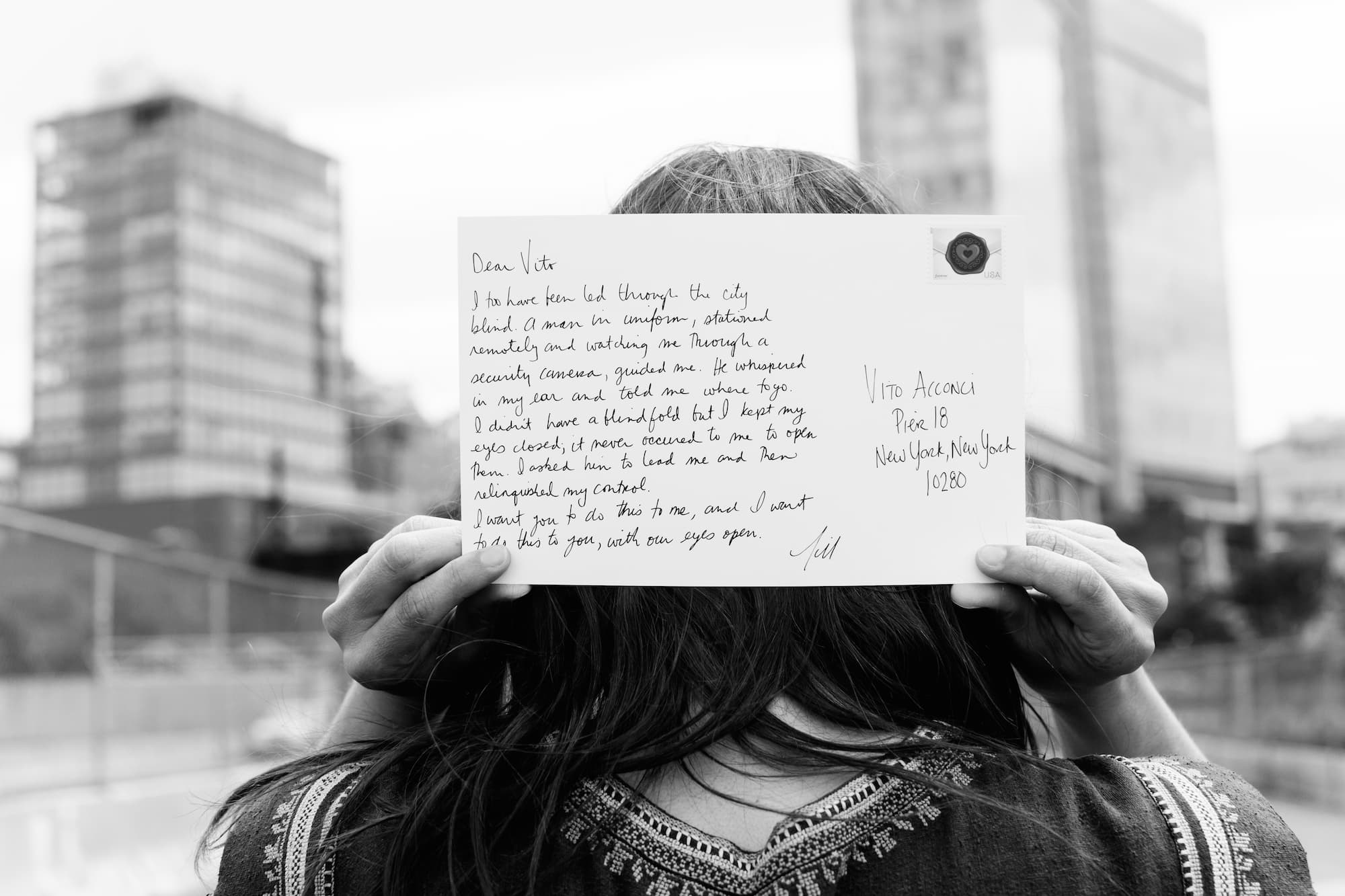 Postcards from the Pier (Detail: Vito Acconci), digital photograph, 2014