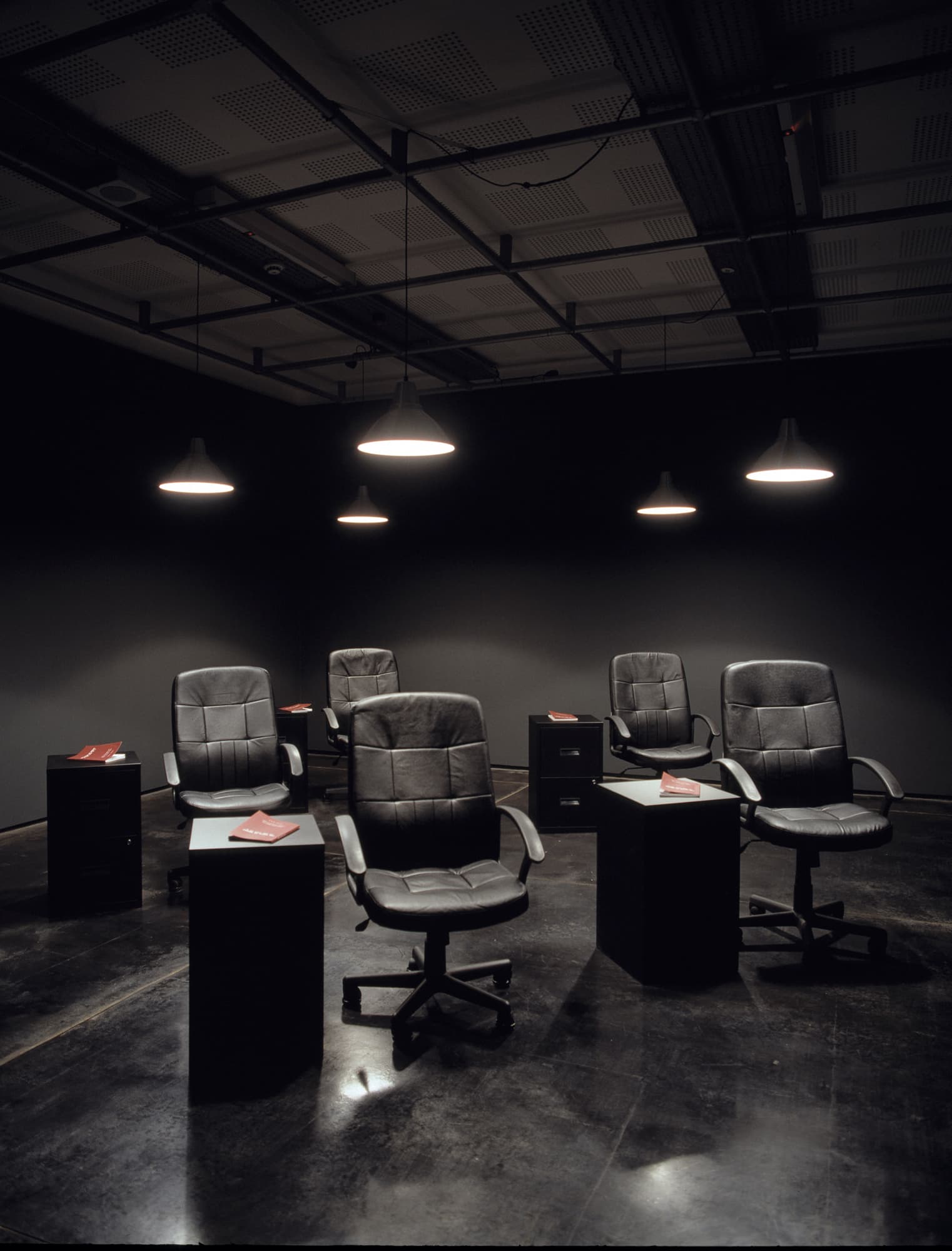 Evidence Locker. Reading Room. Installation at FACT Liverpool. 2004.