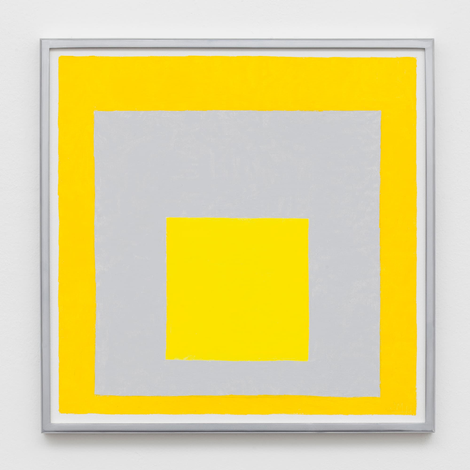 Homage to the Square, 1963, After Josef Albers, 2014, oil on hardboard, 40,64 x 40,64 cm
photo: Gunnar Meier