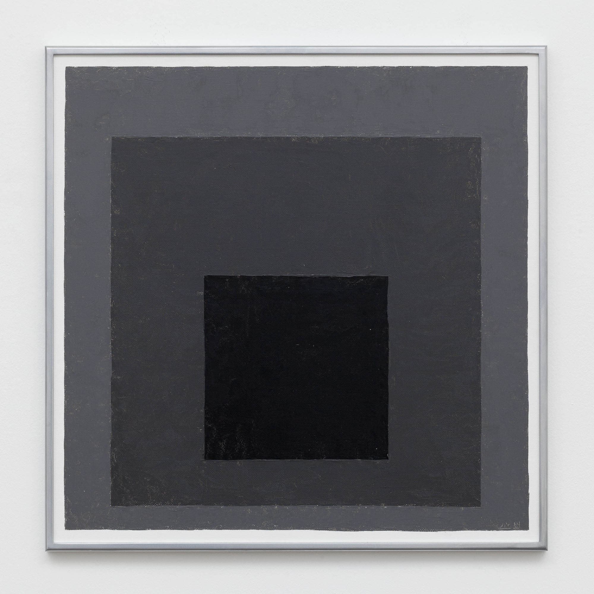 Study for Homage to the Square Late Exchange, 1964, After Josef Albers, 2014, oil on hardboard, 60,96 x 60,96 cm
photo: Gunnar Meier