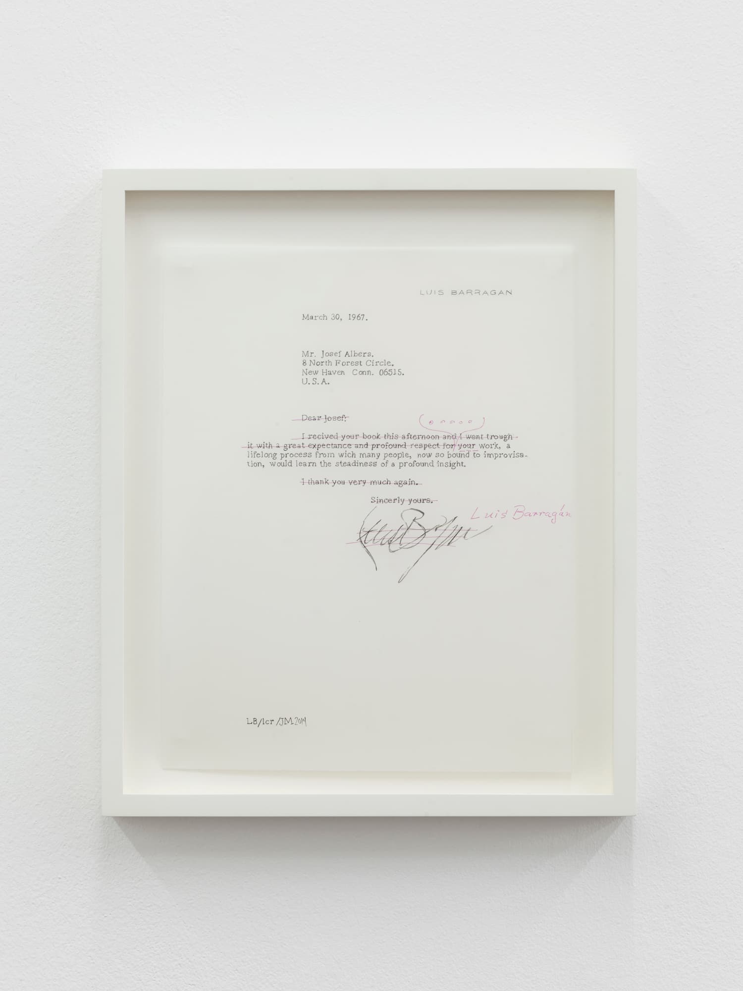 Dear Josef, 2014, pen on mylar, 30,39 x 28 cm
photo: Gunnar Meier